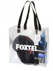stadium transparent tote bag