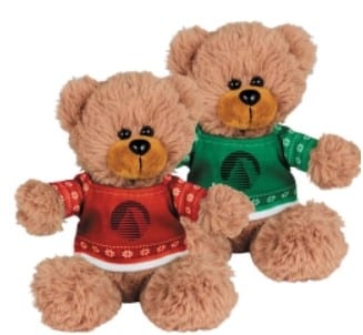 ugly sweater sitting bear
