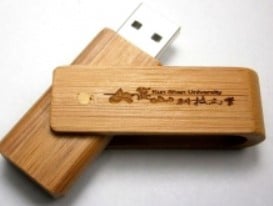 wood swivel usb
