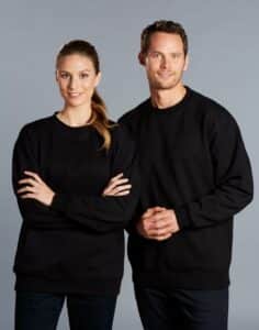 American style crew fleecy sweat.