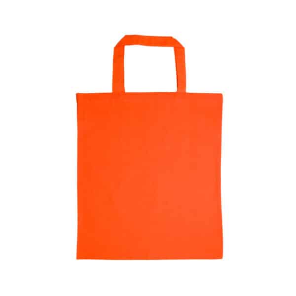 Short Handle Cotton Tote Bag - 140 Gsm