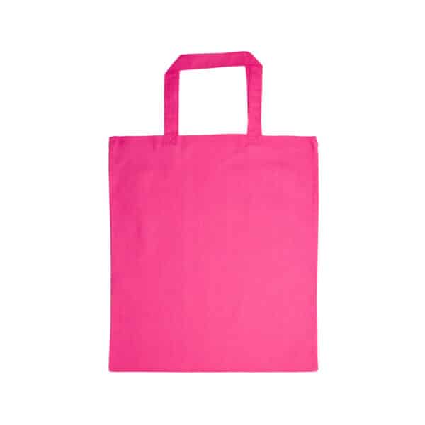 Short Handle Cotton Tote Bag - 140 Gsm