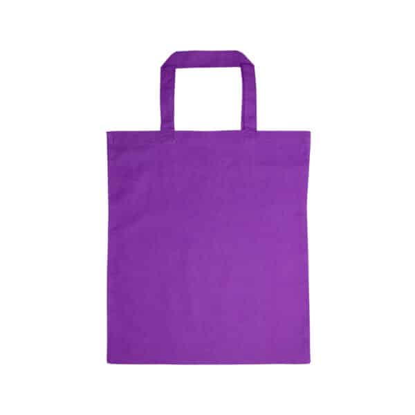 Short Handle Cotton Tote Bag - 140 Gsm