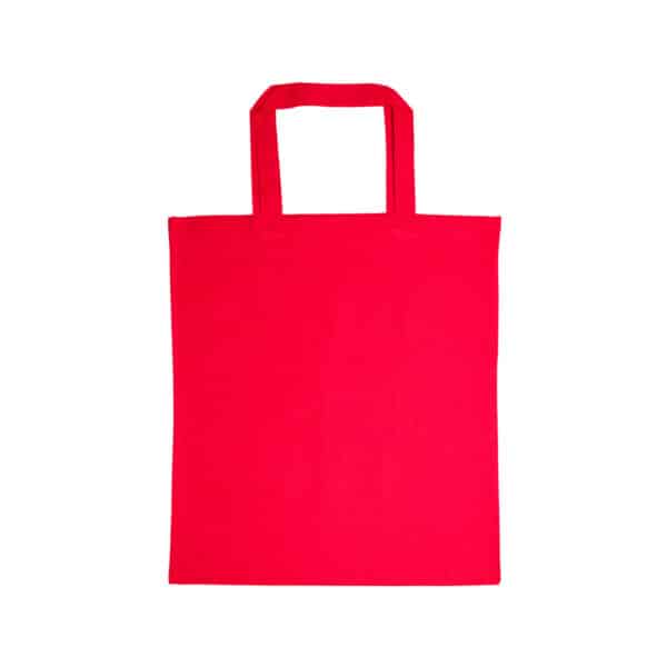 Short Handle Cotton Tote Bag - 140 Gsm