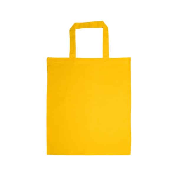 Short Handle Cotton Tote Bag - 140 Gsm