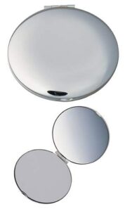 Silver Compact Mirror