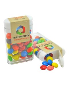 FLIP TOP DISPENSER WITH MINI M&MS