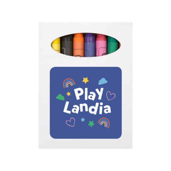 Colouring in Long Handle Cotton Tote Bag with Crayons - Image 6