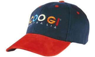 Heavy Brushed Cotton Cap With Suede Peak
