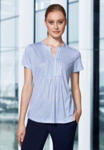 Advatex Ladies Sandy Linear Pleat Knit Top