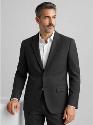 Mens Comfort Wool Stretch 2 Button Classic Jacket