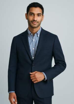 Mens Cool Stretch 2 Button Classic Jacket
