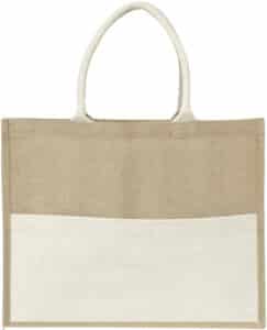 Jute bag with plastic backing