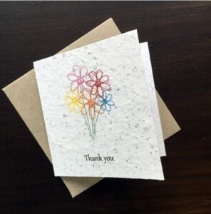 SEEDED PAPER - GREETING CARD - SMALL