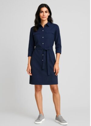 Womens Chloe Georgette Shirt Dress