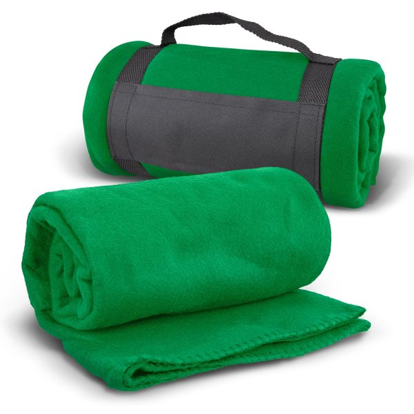 Glasgow Fleece Blanket with Strap - Image 4