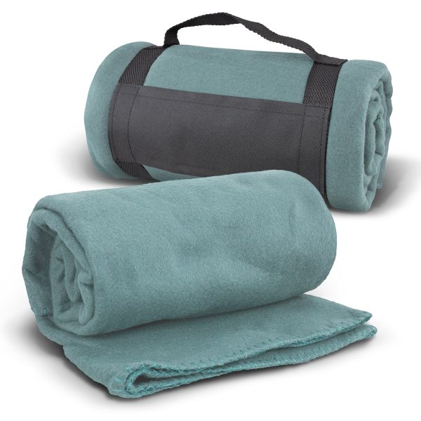 Glasgow Fleece Blanket with Strap - Image 5