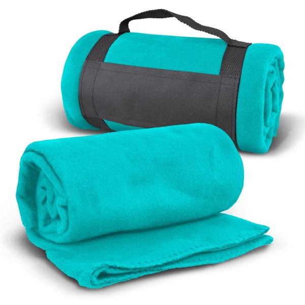 Glasgow Fleece Blanket with Strap - Image 6