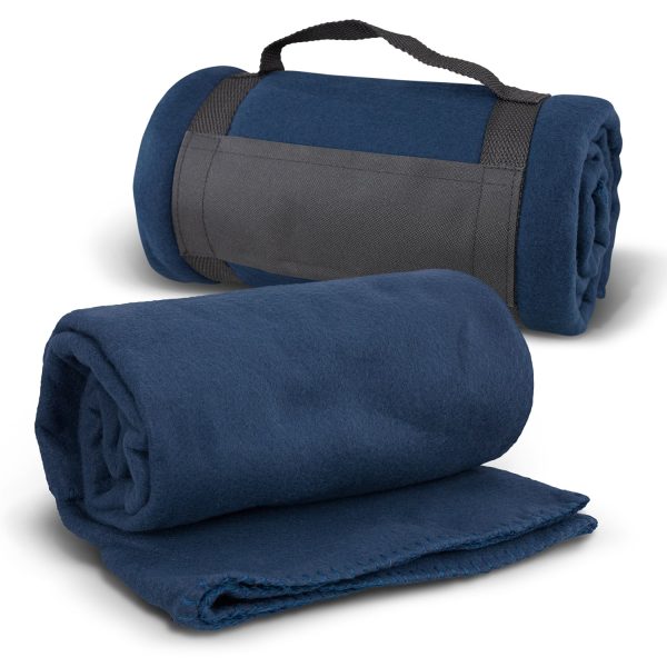 Glasgow Fleece Blanket with Strap - Image 7