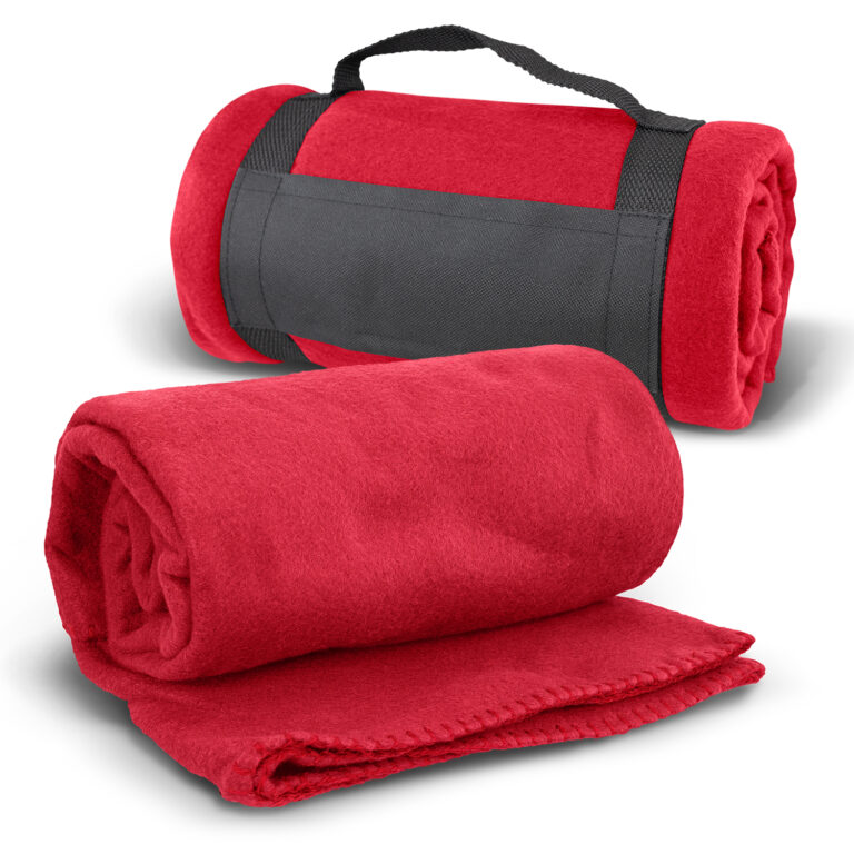 Glasgow Fleece Blanket with Strap - Image 9