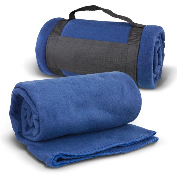 Glasgow Fleece Blanket with Strap - Image 10