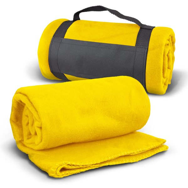 Glasgow Fleece Blanket with Strap - Image 11
