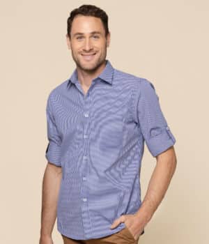 WESTGARTH GINGHAM LONG SLEEVE SLIM FIT SHIRT