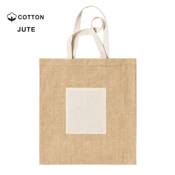 Jute and Cotton Carry Bag