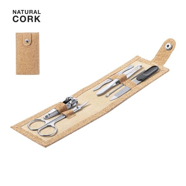 Manicure Set in Cork Case