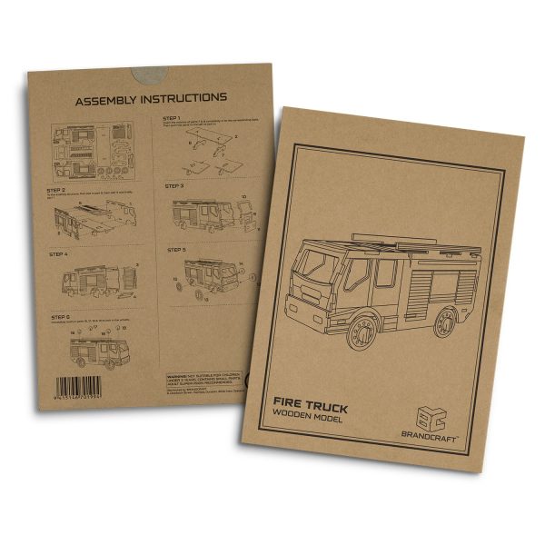 BRANDCRAFT Fire Truck Wooden Model - Image 7