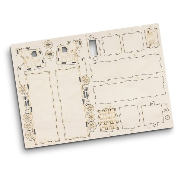 BRANDCRAFT Large Truck Wooden Model - Image 3