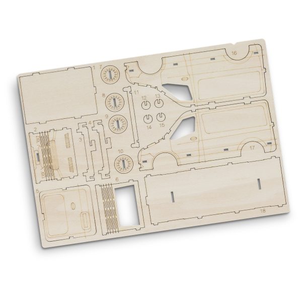 BRANDCRAFT Van Wooden Model - Image 3