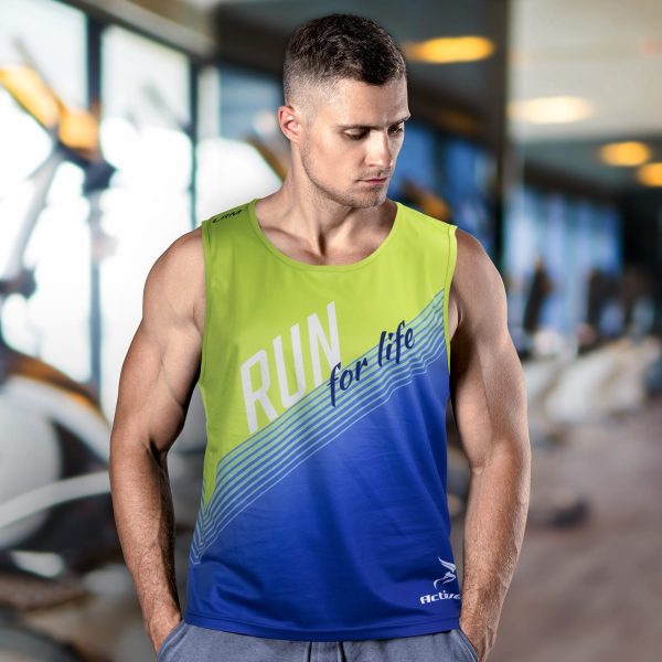 Custom Mens Sports Singlet - Image 3
