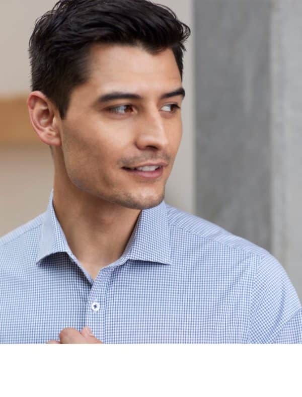 Mens Bristol Tailored Long Sleeve Shirt - Image 3