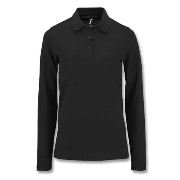 SOLS Perfect Women's Long Sleeve Polo - Image 2