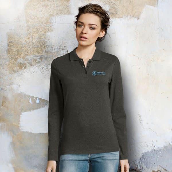 SOLS Perfect Women's Long Sleeve Polo - Image 4