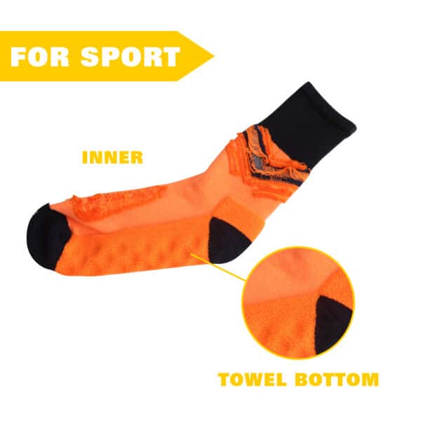 Crew Gripper Football Socks - With Towel Bottom - Image 3
