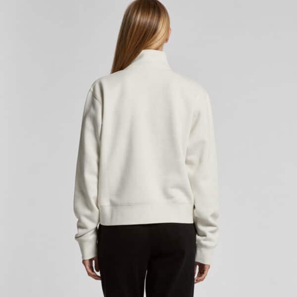 Wo's Stencil Half Zip Crew - Image 3