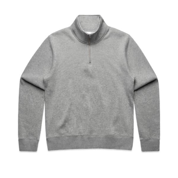 Wo's Stencil Half Zip Crew - Image 6