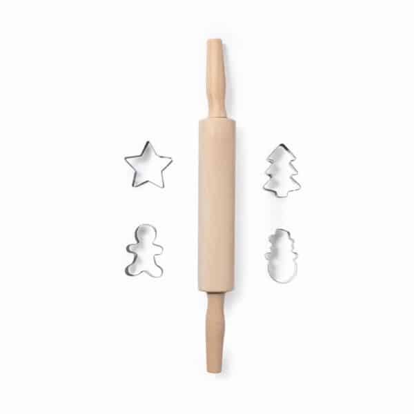 Christmas Rolling Pin and Die Cut Cookie Cutters - Image 7