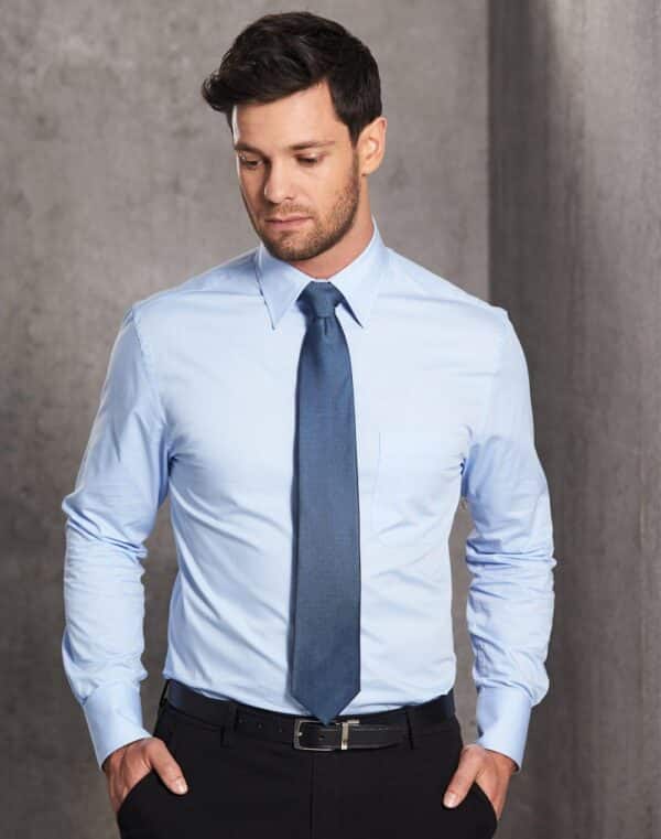 Men's Fine Twill Long Sleeve Shirt