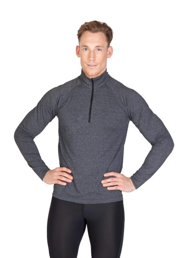 Greatness Mens Half Zip Mock Neck