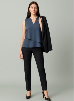 Womens Renew Mid-Waist Slim Leg Pant