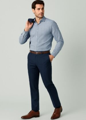 Mens Renew Slim Fit Flat Front Pant