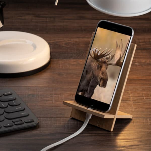 Bamboo Phone Holder - Image 5