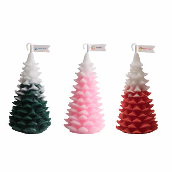 Cedar Christmas Tree Shape Candles - Image 6