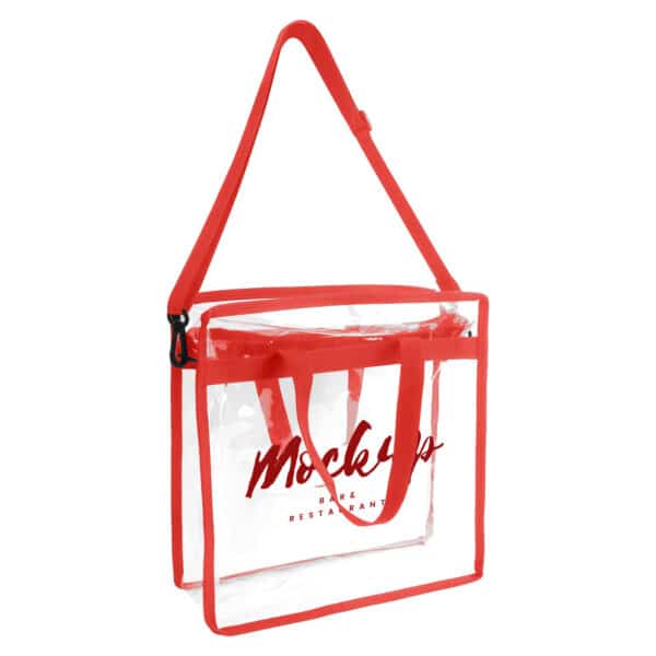 Clear Tote Bag With Shoulder Strap - Image 6