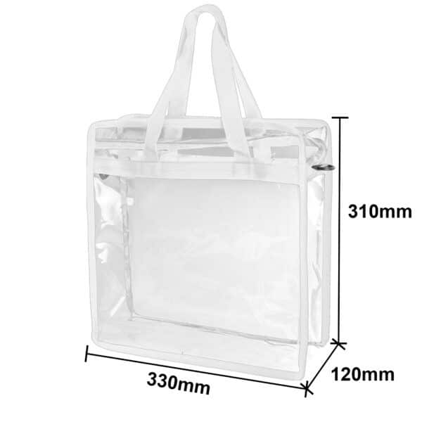 Clear Tote Bag With Shoulder Strap - Image 8