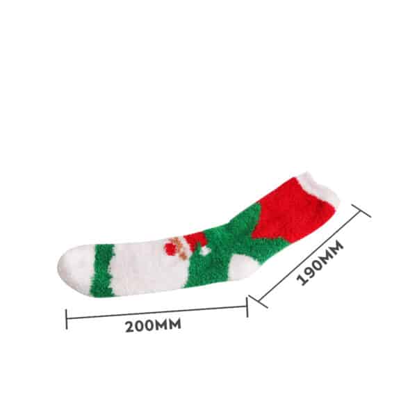 Crew Custom Pattern Coral Fleece Socks - Image 7