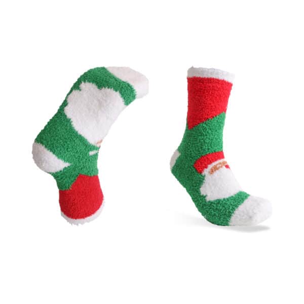 Crew Custom Pattern Coral Fleece Socks - Image 3